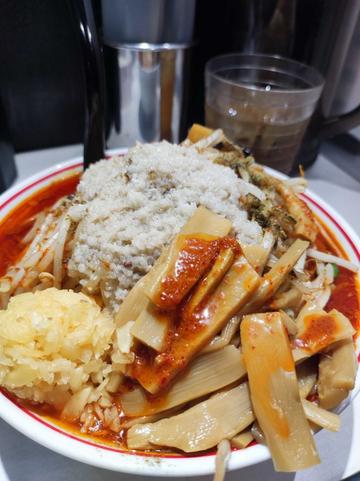 北極の炎(背脂・クラッシュニンニク・メンマ) 5倍
