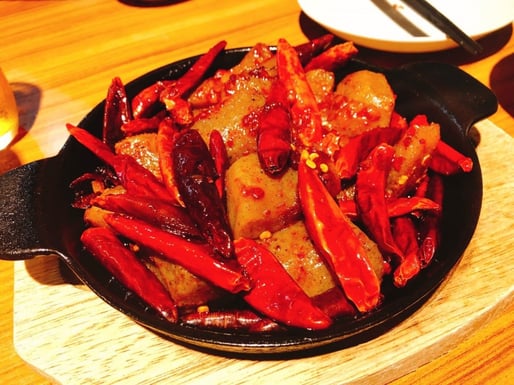 激辛コンニャク鉄板