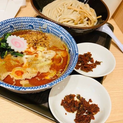 坦々つけめん 炎獄辛味✖️2