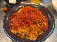 鬼紅ラーメン＋辛さ増し１枚＋辛味噌1枚 鬼紅ラーメン