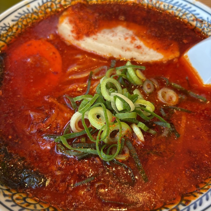 醤油とんこつ赤辛さ増し 6辛