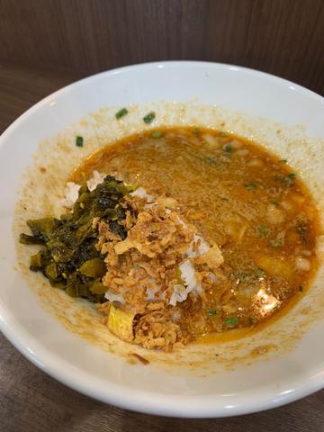 節坦々ソバ専用高菜炒めのせ追いメシ