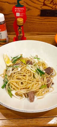 牛タンと冬ねぎの柚子胡椒ペペロンチーノ 2辛