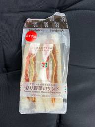 大豆ミート使用タコスミート彩り野菜のサンド 辛みの苦手な方はご注意ください