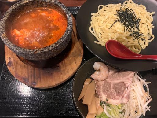 下町のピリ辛海鮮つけ麺