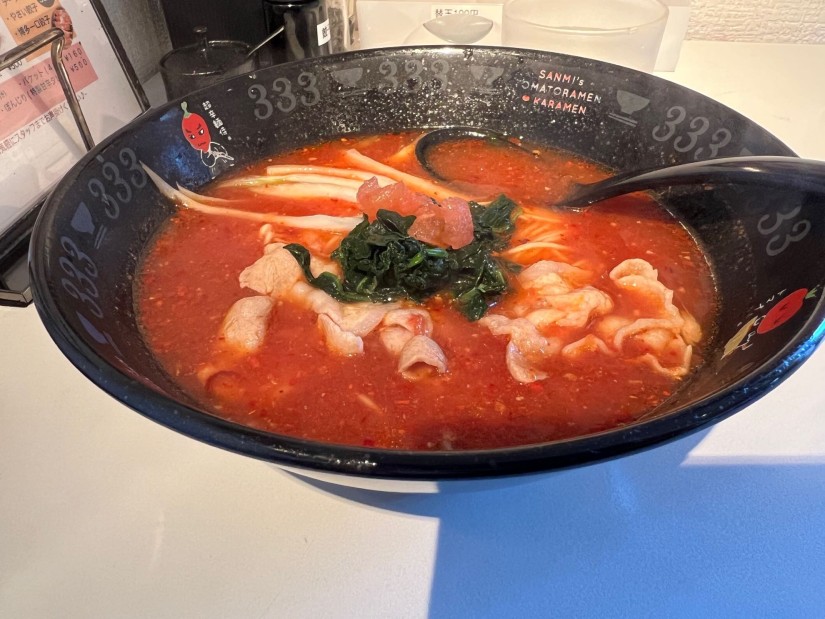 トマトラーメン 大辛
