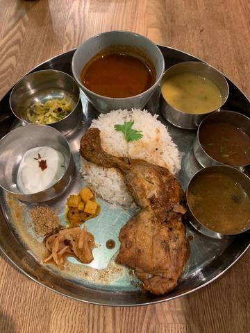ランチミールス（チキン＋マトン） 鮮烈