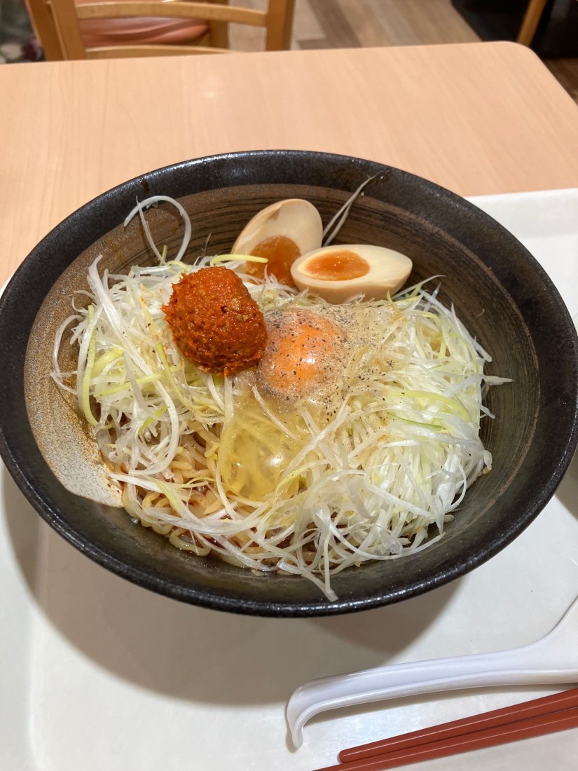 マーラーそぼろ入りねぎ玉中華そば 辛🔥