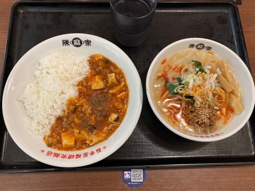 陳麻飯ハーフ&坦々麺ハーフ