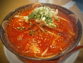 赤のとんこつラーメン 地獄の中級