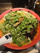 カラシビ味噌ラーメン 辛増シビ増 +パクチー 辛増 シビ増