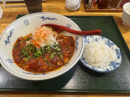 ランチ限定麻婆まぜそば ライスつき 3辛