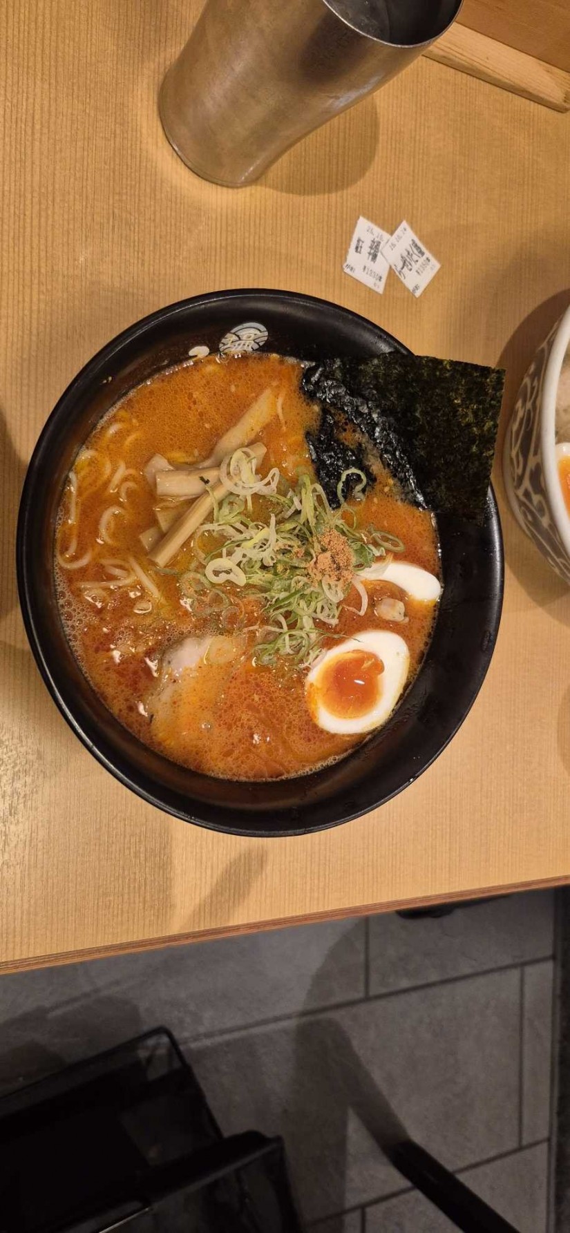 辛味白湯塩玉ラーメン