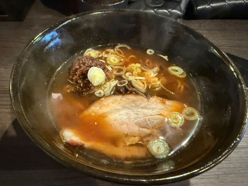 しょうゆラーメン 辛肉味噌