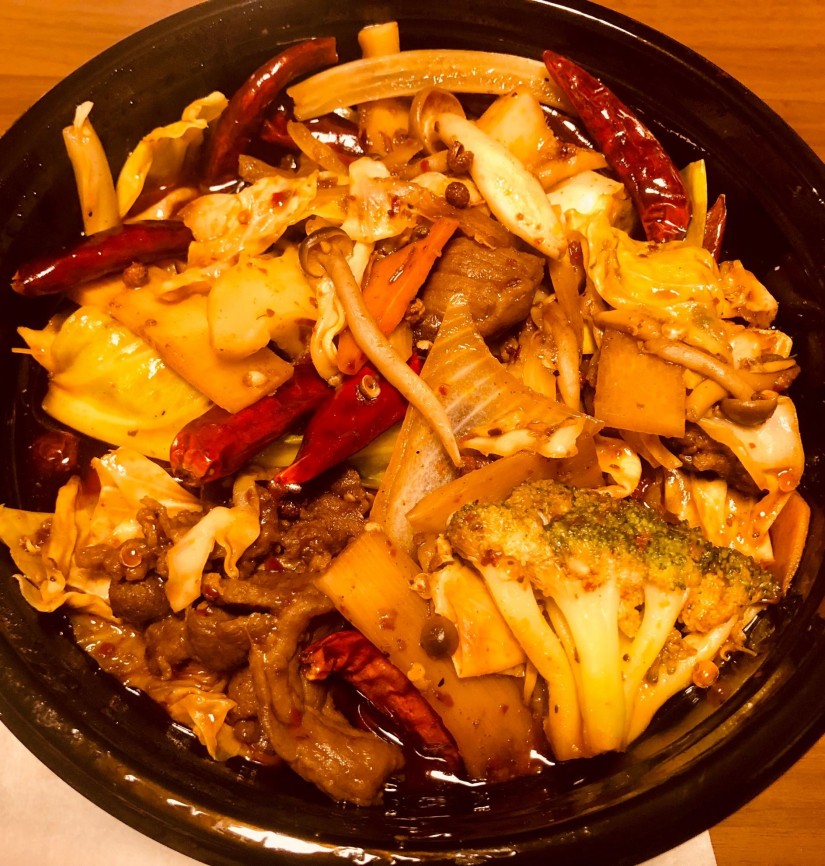 羊肉マーラー干鍋