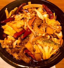 羊肉マーラー干鍋