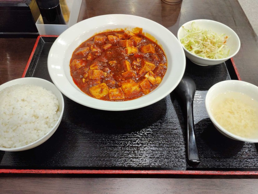 麻婆豆腐定食 大辛