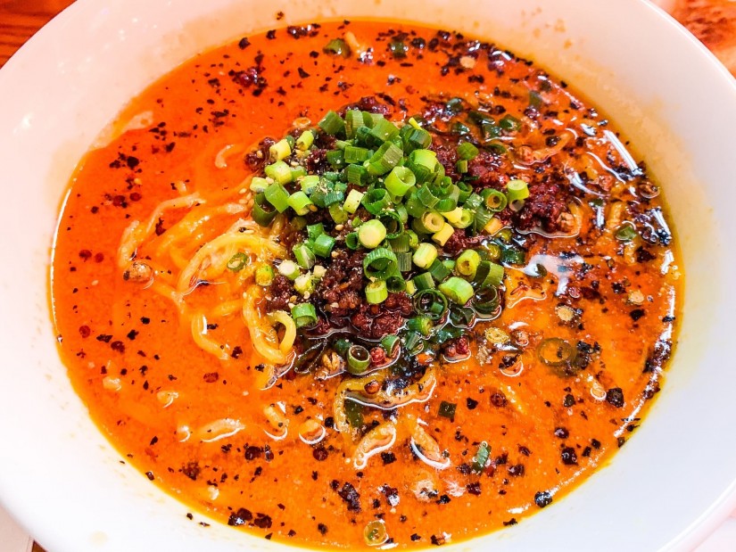 担々麺 (メチャメチャ辛くとお願い)