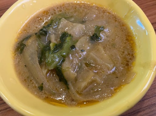 菜の花のココナッツカレー