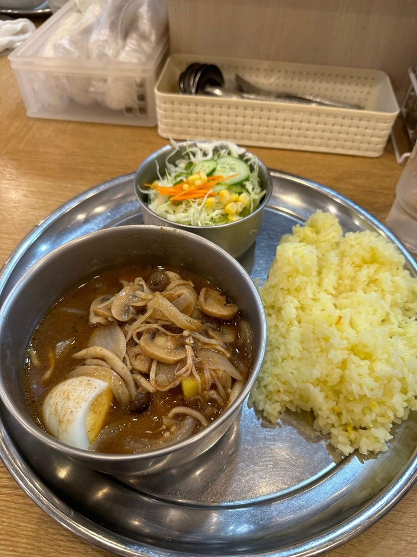 バラきのこカレー 辛口
