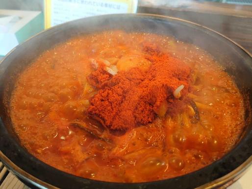 石焼灼熱 炎の旨辛 ホルモンラーメン 猛辛