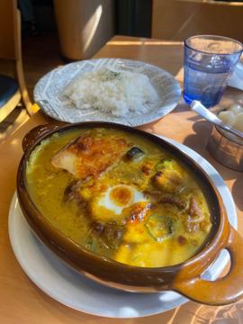 じゃが芋ローストチキンカレー スリランカ風カレーソース 小辛