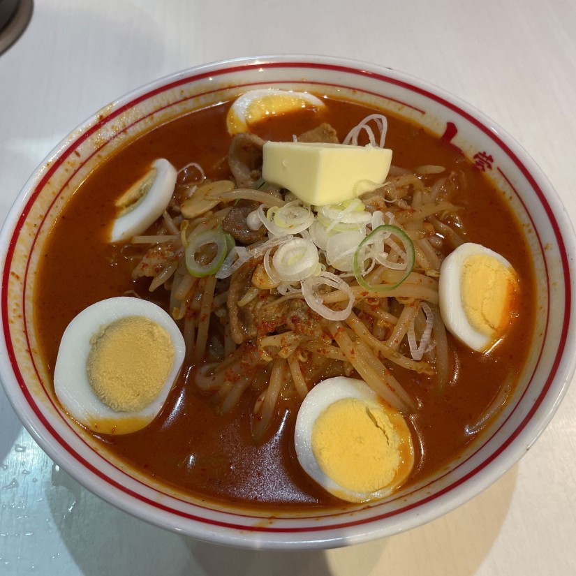 味噌卵麺 辛8