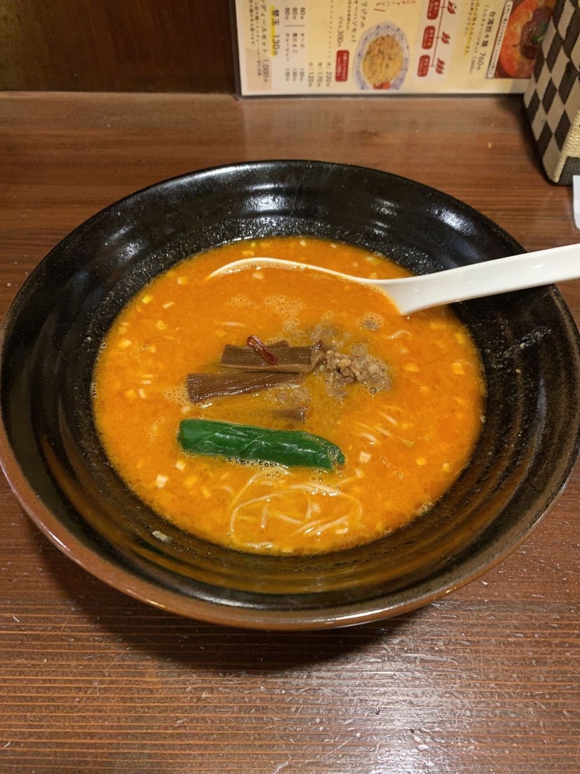 坦々麺 ちょい辛