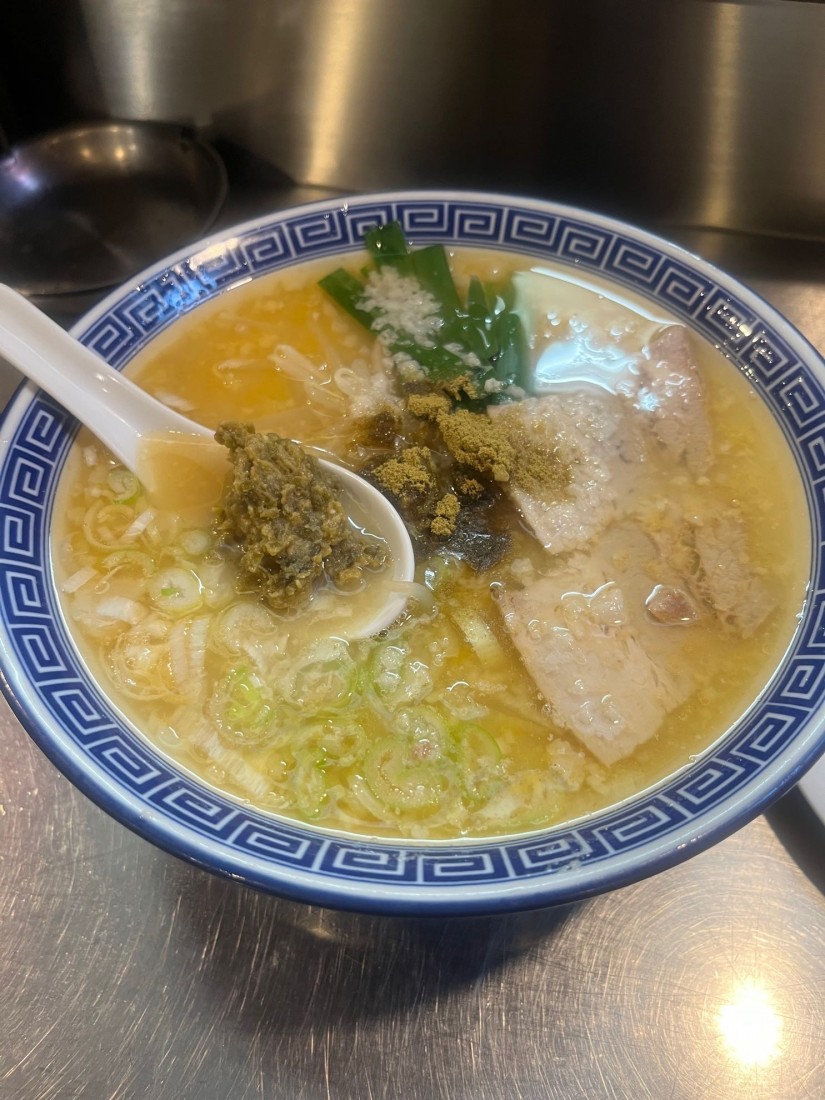 青とうがらし味噌らーめん