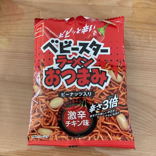 ベビースターラーメンおつまみ 激辛チキン味