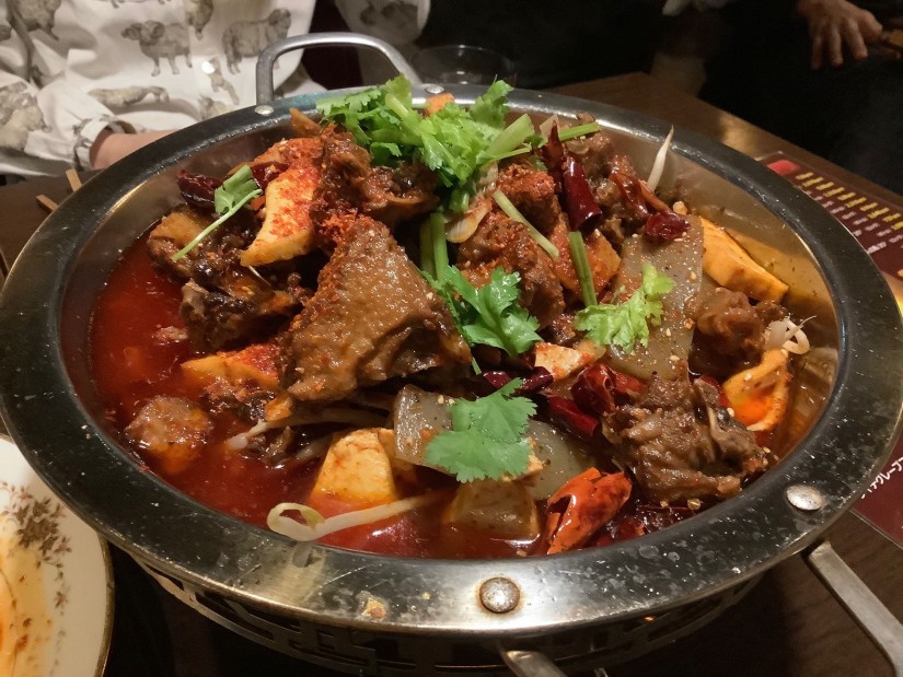 麻辣香鍋鴨 辛め