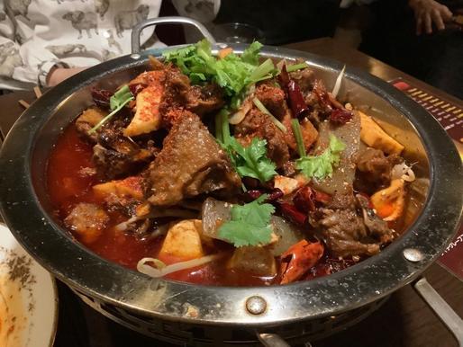 麻辣香鍋鴨 辛め