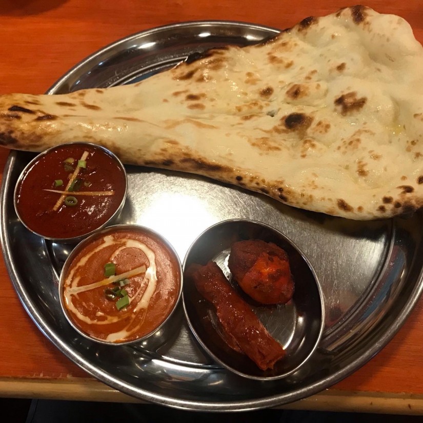 マトンとキーマカレーのCセット 激辛