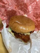 ヤンニョムチキンバーガー 甘辛