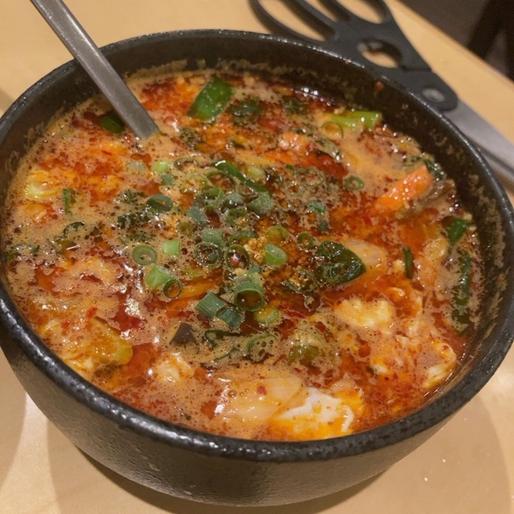 ユッケジャンスープ 激辛でお願いしました