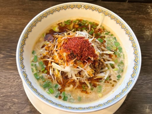 汁あり担担麺 4辛3痺