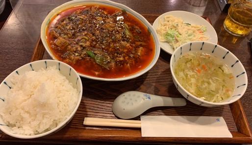 四川麻婆豆腐ランチ
