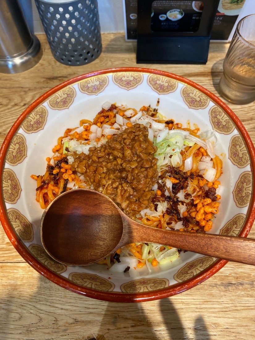 海老辛汁なし担担麺