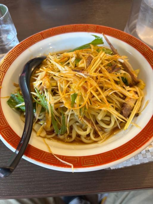 冷し牛肉ネギチャーシュー麺