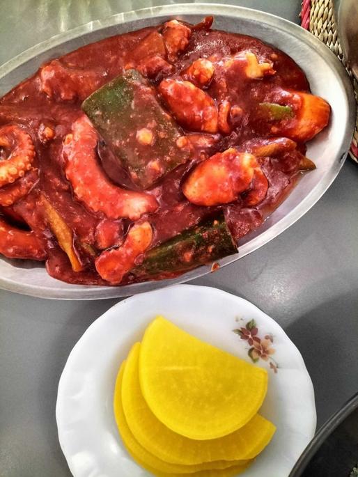 ナッチ(テナガダコの甘辛炒め)