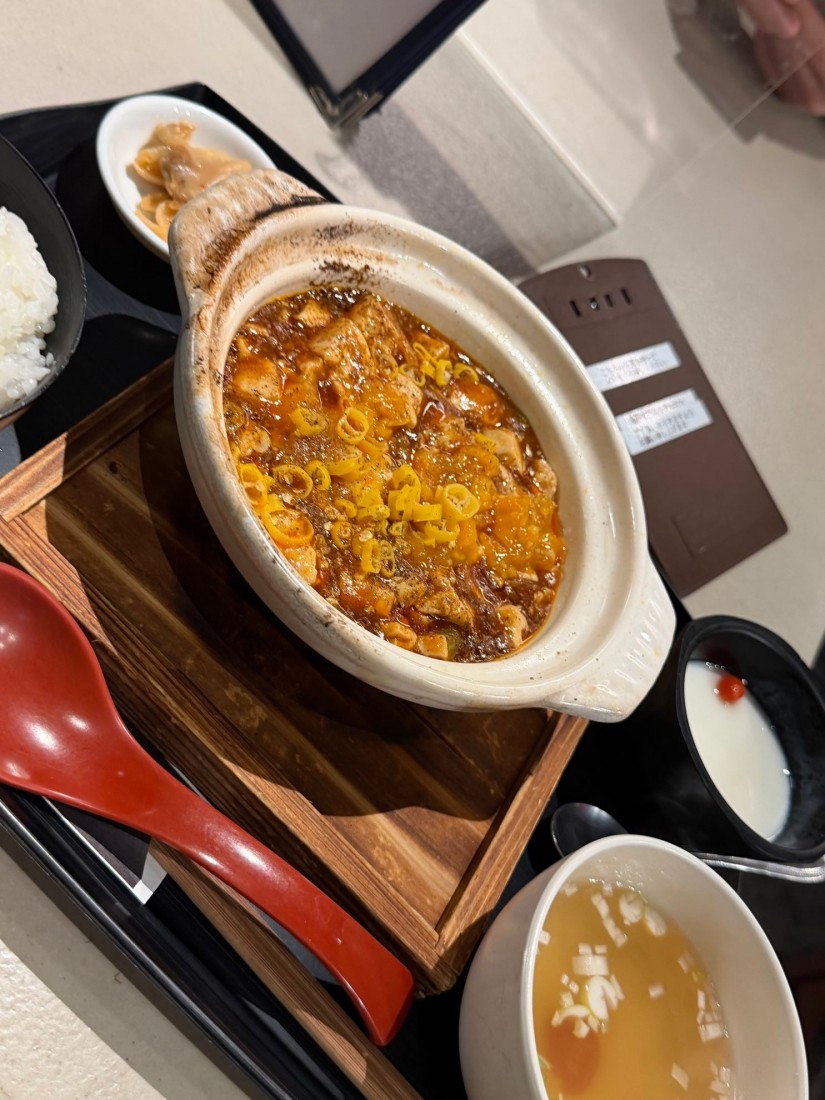 麻婆豆腐定食 黄