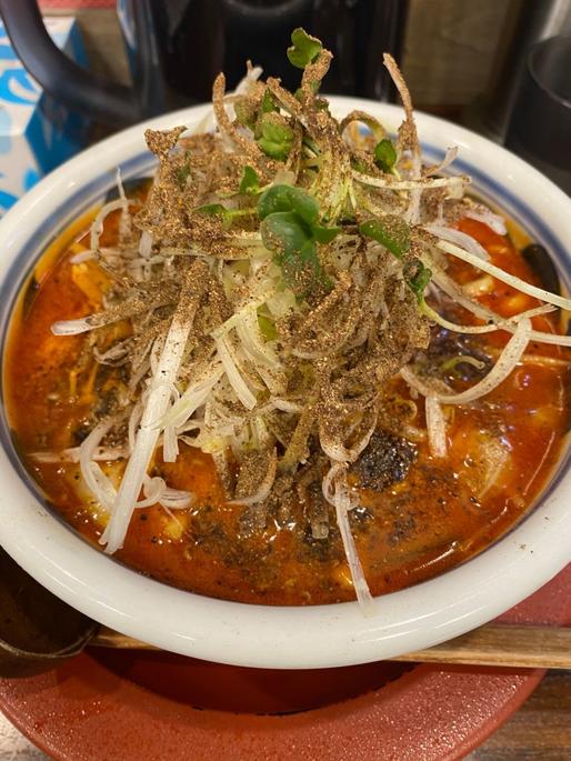 辛味噌ラーメン 辛さマシ、痺れマシ