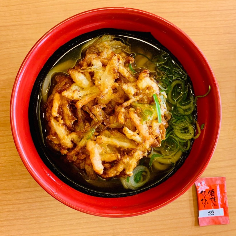狂辛七味 特製かき揚げうどん