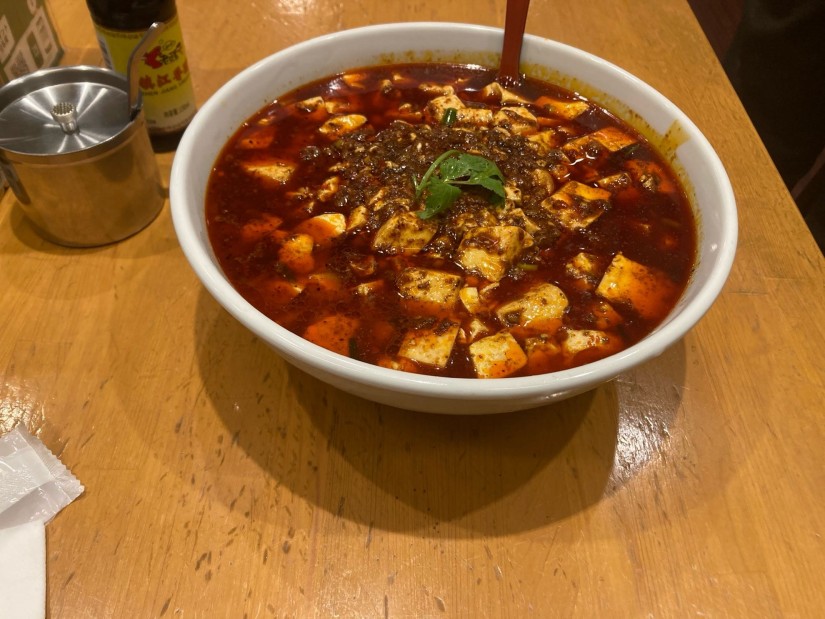 麻辣麻婆豆腐麺　 8辛