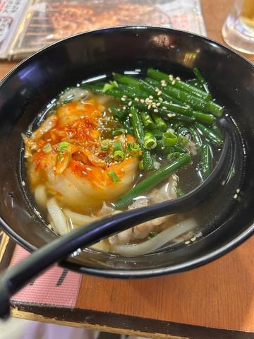 ねぎキムチうどん