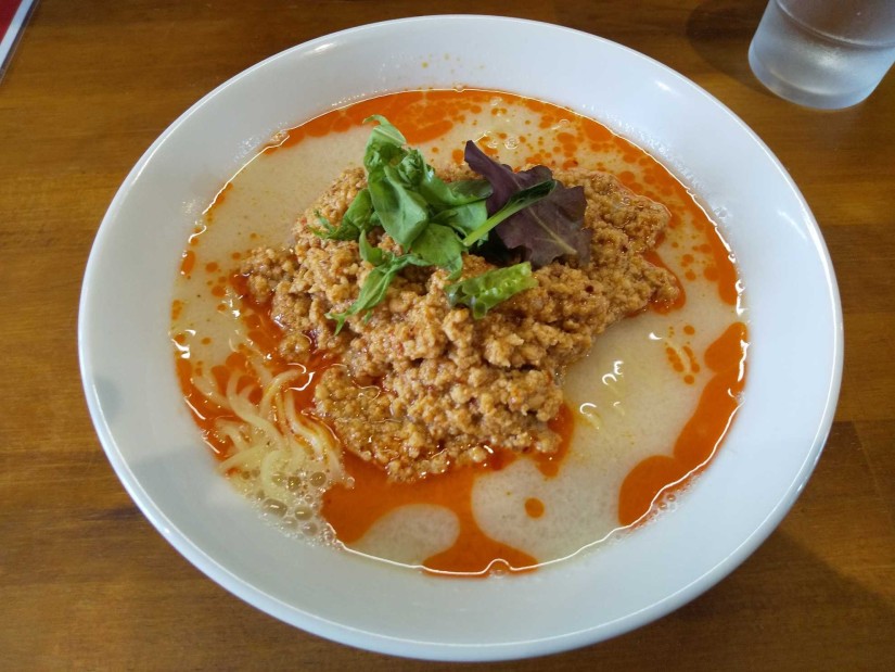 辛い挽肉中華蕎麦