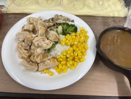 日替わりカレー 0.5辛