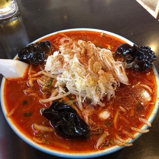 麻辣湯麺 3辛まで無料、それ以上は有料