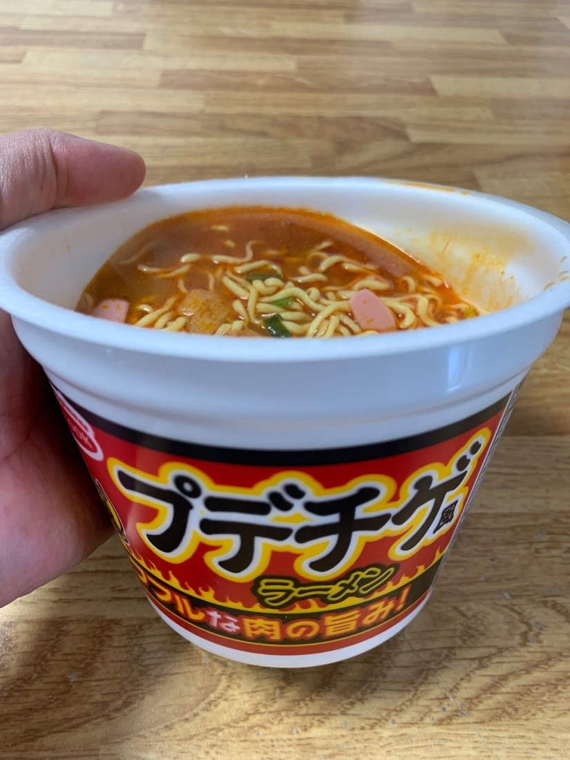 プデチゲ風ラーメン