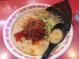 白ラーメン 赤だれ 15辛